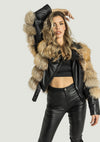 Paulina Exclusive Women Fur Leather Jacket